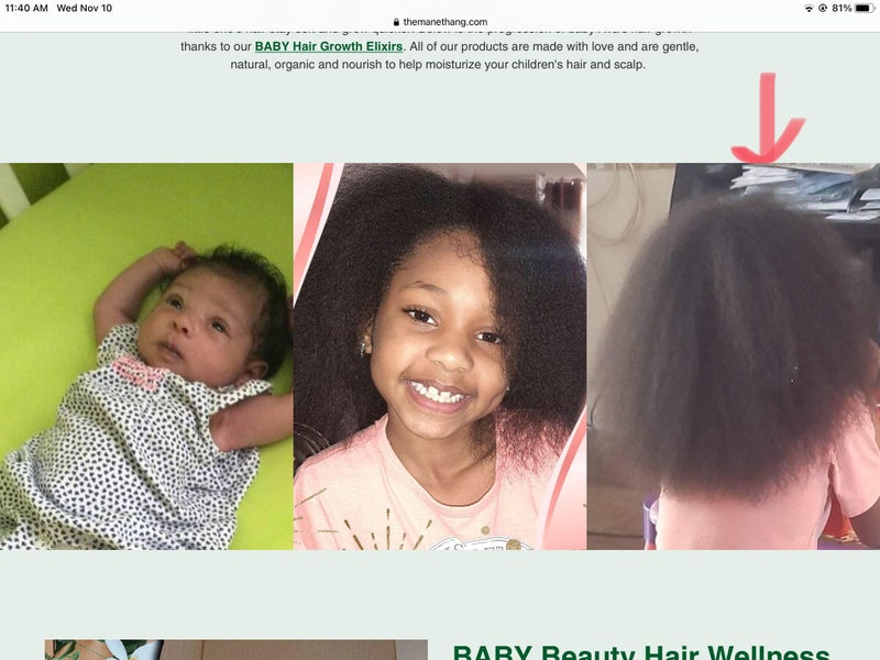 theMANEthang Baby Hair Growth Oil - Organic Newborn Oil with Coconut  Olive  Castor  and Tea Tree Oils - Image 4